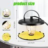 Flea Trap Indoor 2Pcs,Flea Strap Flea Killer Trap Pad Bed