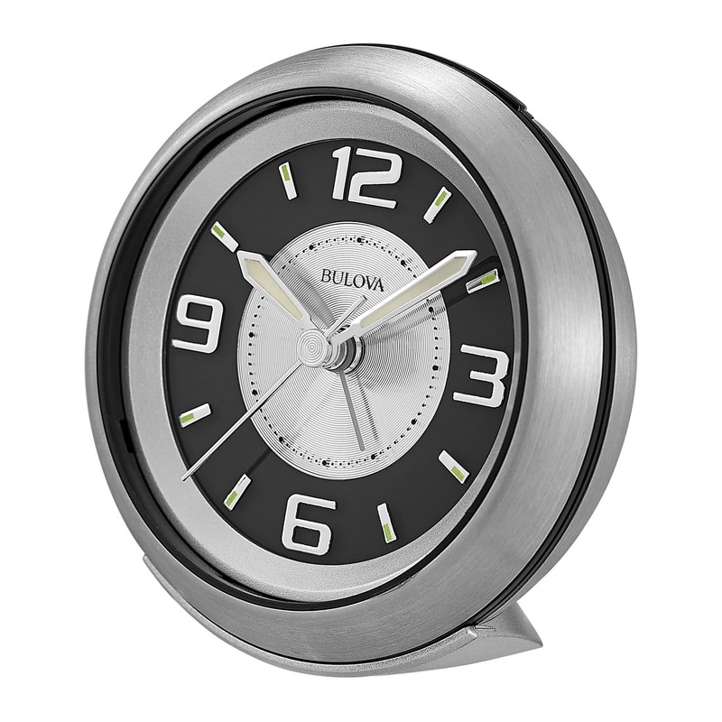 Bulova - 3.75" W x 3.75" H B5027 Lite Night