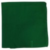 burlapfabric.com Green Solid Bandanas 12 Pack 14"x14" 100% Cotton