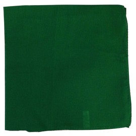 burlapfabric.com Green Solid Bandanas 12 Pack 14"x14" 100% Cotton