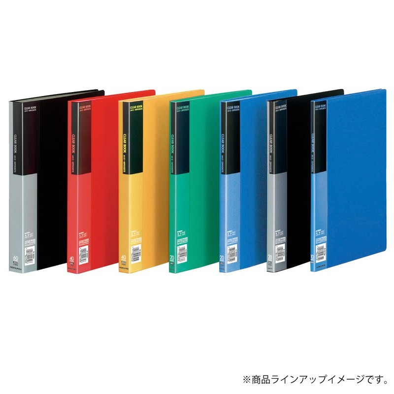 コクヨ ファイル クリアファイル ベーシック A4 60枚 黒 ラ-B60D