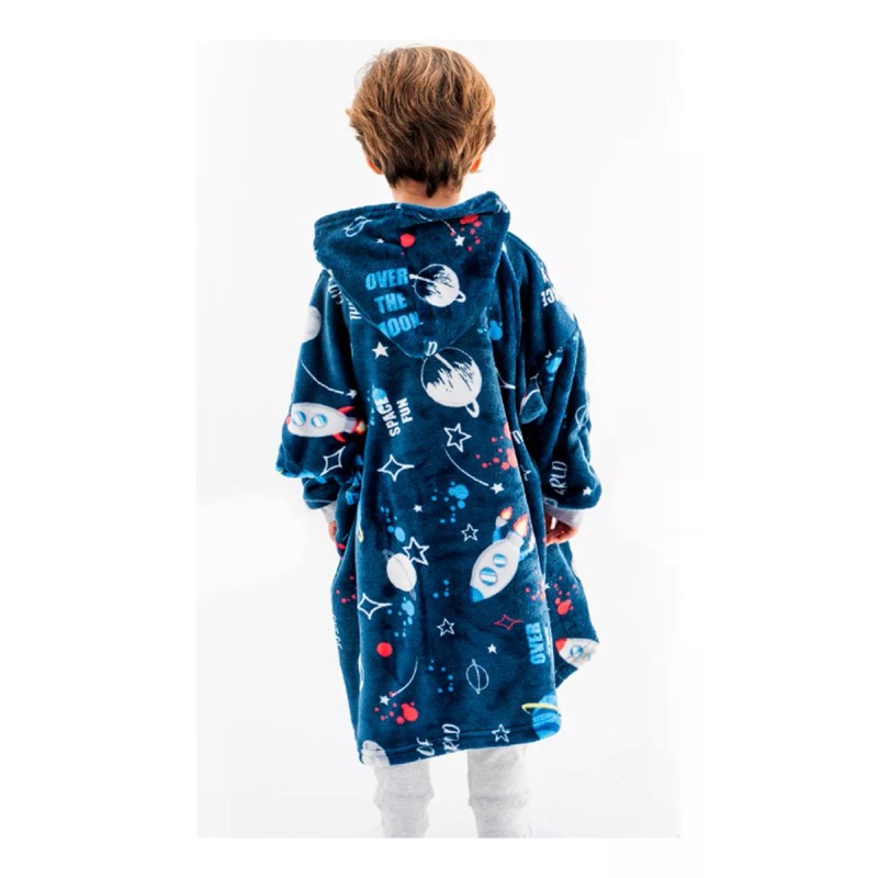 Chiqui Mundo Sudadera Cobija Afelpada Niño Galaxy Calientita Suave