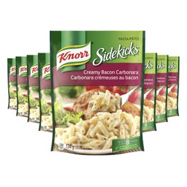 Knorr Sidekicks Cream Bacon Carbonara Pasta,(Imported from Canada), 4.72 Ounce (Pack of 8)