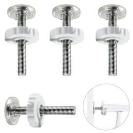 YCHYAN Pack of 4 M10 Pressure Screws for Baby Door Gate, Front Door, Safety First Stair Safety Gate, Clamping Screws, Extension Tension Screws for Stair Gate, No Drilling, Baby Gate Screws