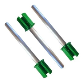 3 Barra Magnesio Para Calentador Solar C/adaptador Plástico