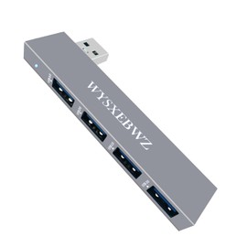 USB Hub 4 in 1 USB Splitter USB Expander (1 * 3.0 Hub, 3 * 2.0 Hub) for Laptop Windows PC Mac Printer Flash Drive Mobile HDD Notebook Computer
