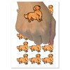 Golden Retriever Standing Dog Temporary Tattoo Water Resistant Fake Body