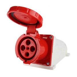 GXMRHWY IEC60309 Waterproof CEE Industrial Connector Surface Mount Socket 4Pin 125A 380V-415V 3P+E IP67