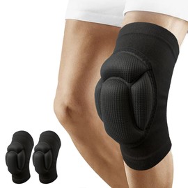 Knee Pads Knee Pads for Work Knee Pads Knee Pads Leads Size Martial Arts Kickboxing Skateboarding Snowboard Bike BMX Airsoft Keepers Inline Skating Volleyball Basketball Knee Set (S)