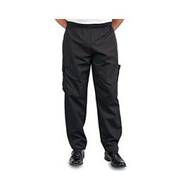 Black Cargo Style Chef Pant, 2XL