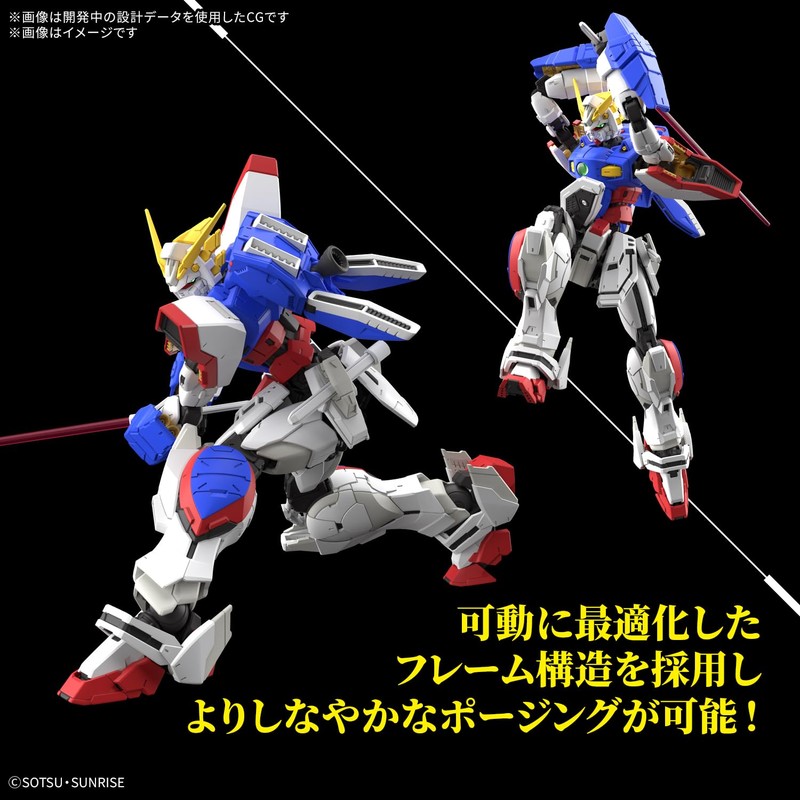 Bandai Spirits RG Mobile Fighting Gundam Shining Gundam, 1/144 Scale,