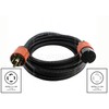 AC WORKS [L1530PR-010] 10FT SOOW 10/4 NEMA L15-30 30A 3-Phase