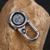 Multi-Purpose Carabiner Watch with Compass for Outdoor Climbing Hiking and