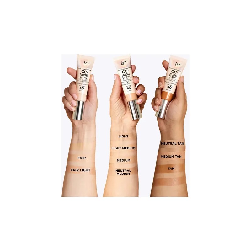 It Cosmetics Cc+ Nude Glow Foundation Base Maquillaje 32ml