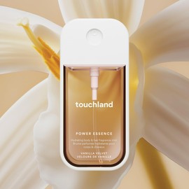 Touchland Power Essence Hydrating Body & Hair Fragrance, Vanilla Velvet, 2 FL. OZ. Travel Size Body Mist