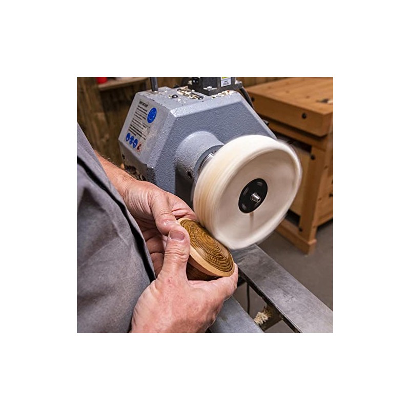 Axminster Woodturning Lathe Mounted Polishing Mop Arbor - 2MT