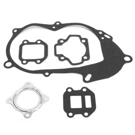 EBTOOLS 4 Piece Motorcycle Engine Gasket, Stainless Steel Motorcycle Complete Engine Gasket Kit Set Fits PW50