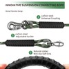 Adjustable Tree Swing Ropes Heavy Duty Hammock 7.25Ft(87"),360°Rotation Tree Swings