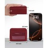 BNMBQKL Credit Card Holder Wallet RFID Blocking, Leather Wallet for