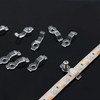 100 Pack LED Strip Mounting Clips, Installation Accessory for LED