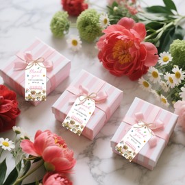 Wildflower Farmers Market Party Decoration 50pcs Thank You for Celebrating with Us Paper Gift Tags Farmer Market Flowers Thank You Cards Floral Locally Grown Bridal Shower Birthday Party Supplies