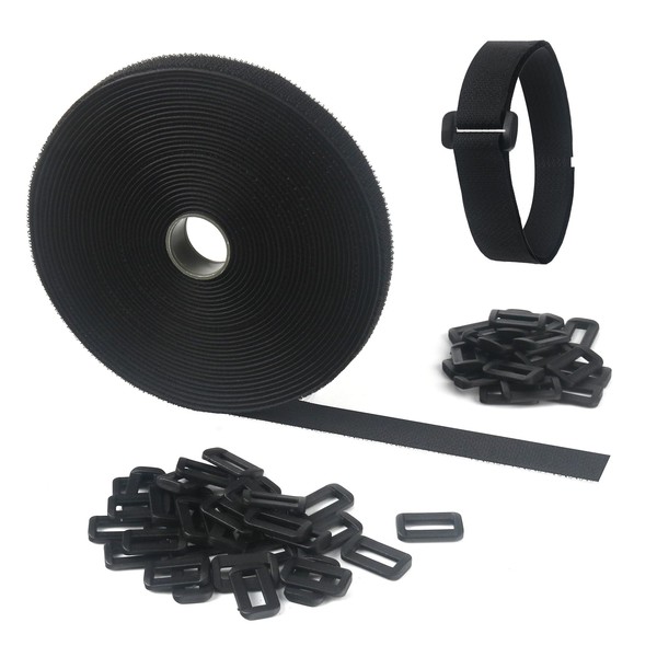 Velcro Tape, 2 cm x 10 m Cable Ties, Resealable