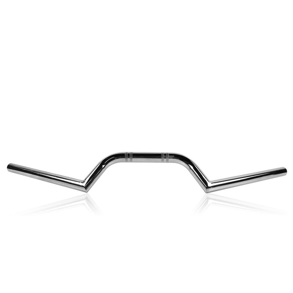 FLYPIG Motorcycle Chrome 7/8" Handlebar Drag Bar Cafe Racer Ace
