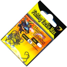 FTM Omura Jig Hooks, 15 Jig Hooks, Size: 8