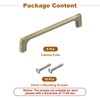 sourcing map Cabinet Pulls, 8Pcs 5 Inch - Aluminum Alloy
