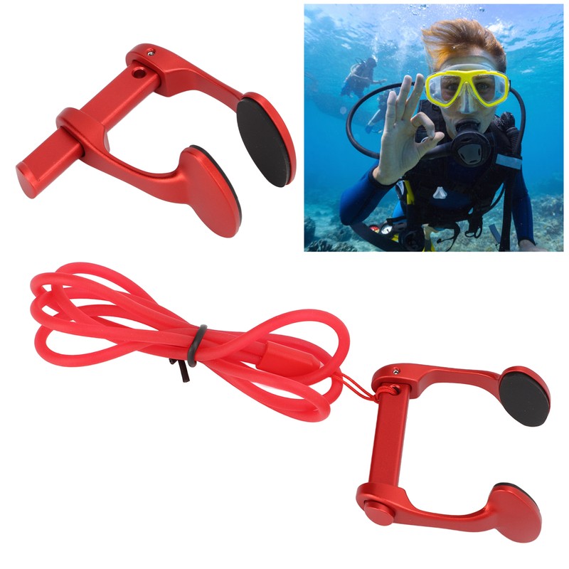 Nose Clip Aluminum Alloy Anti Skid with Silicone Pad for