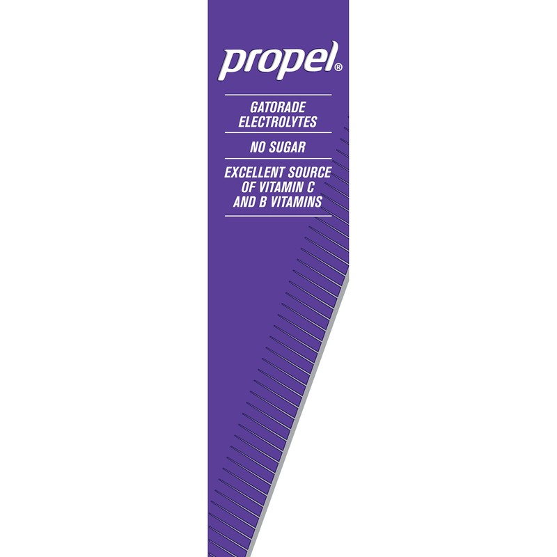 Propel Powder Packets Grape with Electrolytes Vitamins and No Sugar,