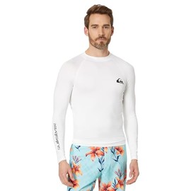 Quiksilver Men's Standard Everyday UPF50 Long Sleeve Rashguard, White