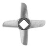 Mincer Blade, Asixx Cross-shaped Steel Meat Grinder Blade(#22)
