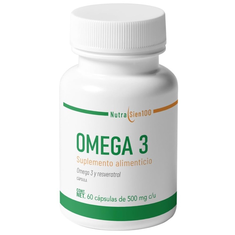Nutrasien100 Omega 3 Puro de Salmón con Resveratrol | 750