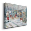 Renditions Gallery Santa's Hideaway Wall Art, Winter Camping with Deer,