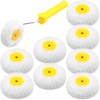 Leumoi 10 Pieces Corner Paint Roller Kit Including 9 Pcs