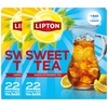 Lipton Southern Sweet Iced Tea Bags 22 Count Family Size