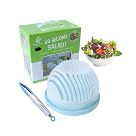 Salad Cutter Bowl,Salad Chopper Easy Salad Maker, Veggie Choppers and Dicers,Veggie Chopper,Multi-Functional Fast Salad Cutter Bowl Safe and Non-Toxic Food Grade BPA Free Material