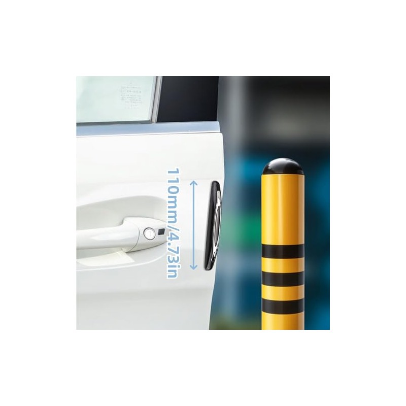 Acouto Protector de Borde de Puerta, 4pcs PVC Guardabarros Recorte