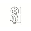 316 STAINLESS STEEL SPRING SNAP HOOK