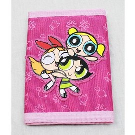 Power Puff Girls Wallet 3 Girls - Red Trifold New Gift Toys 58974ar