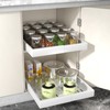 2 Pcs Pull Out Cabinet Organizer, Expandable (Width 12“-18”, Depth