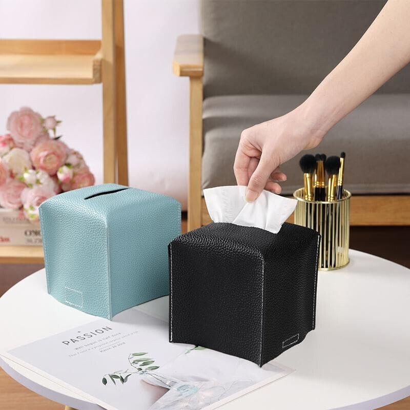 AIMALL Tissue Box Dispenser Paper Storage Holder Napkin Case Organizer