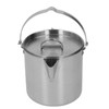 1.2L Stainless Steel Camping Kettle Portable Teapot Coffee Pot Outdoor