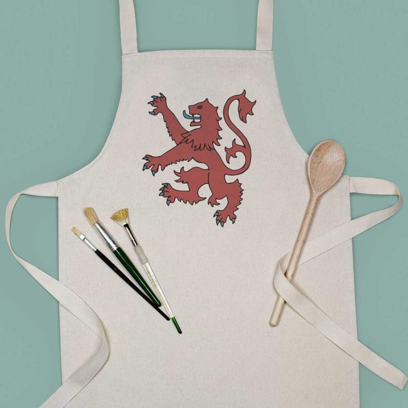 Azeeda 'Red Lion Rampant' Kid’s Cooking Apron (AP00075688)