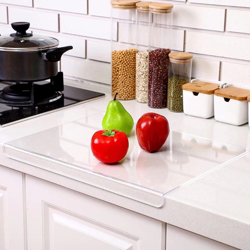 Acrylic Cutting Board Transparent Cooking Chopping Board Non Slip Clear