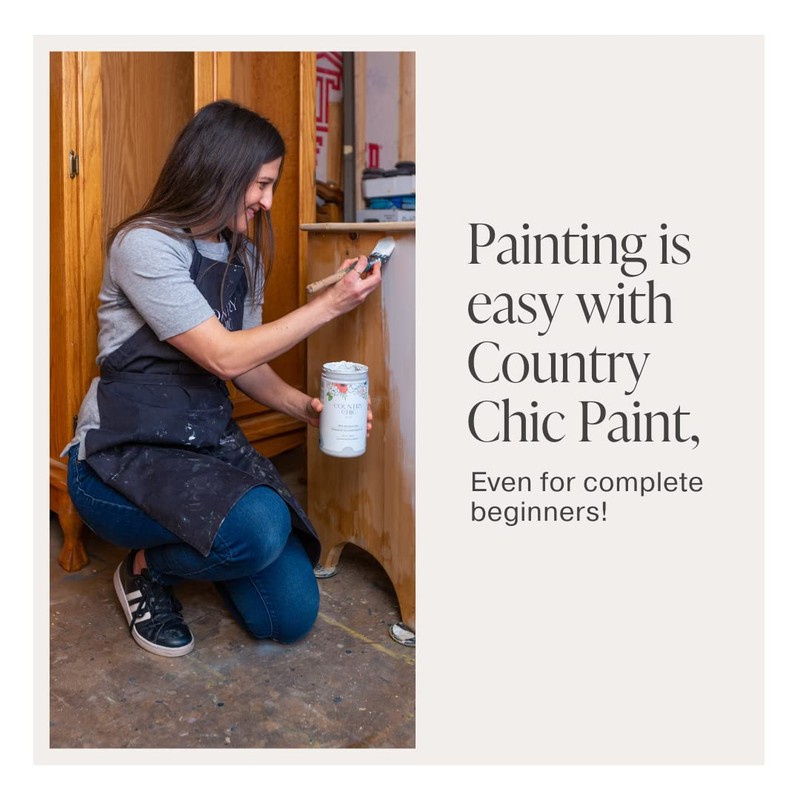 Country Chic All-in-One Chalk Paint for Furniture, Cabinets, Home Decor,
