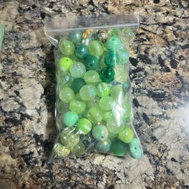 Beads by Live - Select 1 Scoop, 2 Scoops, or 3 Scoops Bag of Various Colors 15mm to 20mm Sizes, Prices Vary - Scoop size: 3 scoops