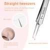 WSYUB Blackhead Tweezers, Pimple Popper Tool,Ingrown Hair Tweezers, Blackhead Extractor