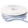 Ribbli Dusty Blue Velvet Ribbon 3/8 Inches Continuous 25 Yard